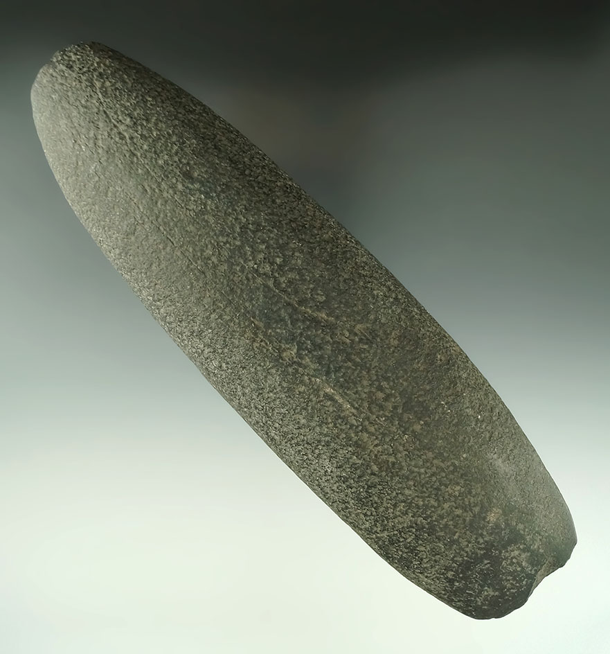 7 7/8" well styled humped adze found in Chatfield Township, Lorain Co., Ohio. Ex. Vietzen, Len Weidne