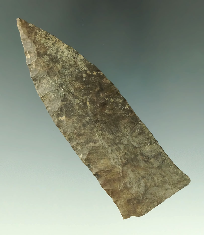 3 1/2" heavily patinated Copena Classic with a needle tip made from Dover Flint found in Tennessee.