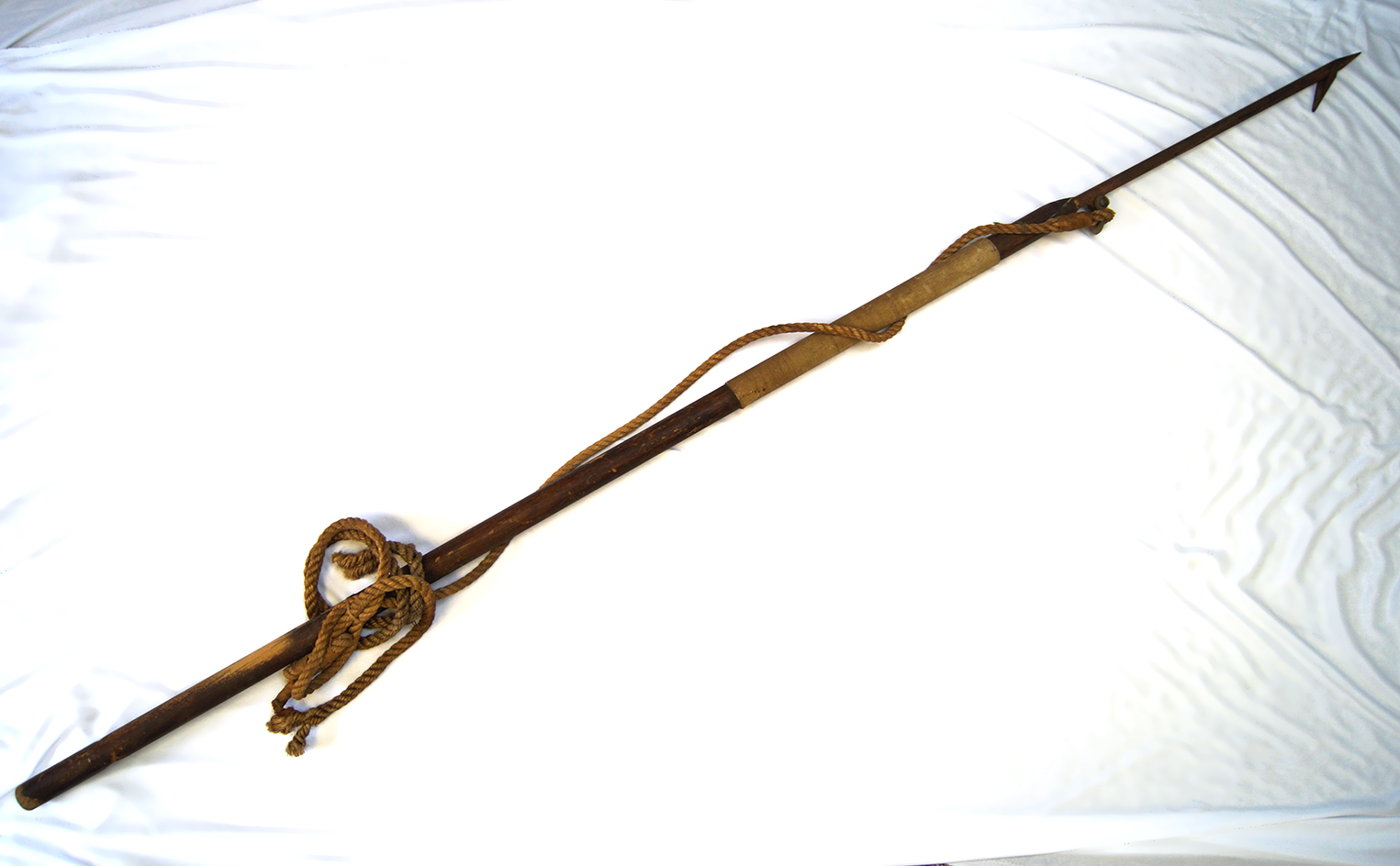 Vintage 6' 8" Whaling Harpoon from the Pacific Northwest in excellent condition!