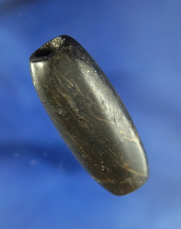 Very rare! 2 3/16" beautifully patinated tube pipe made from chlorite found in Ohio.