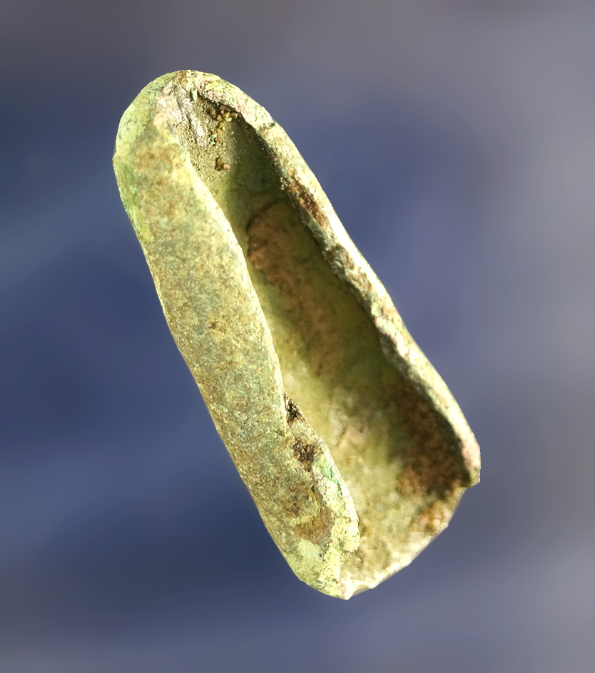 Rare! 1 1/2" Copper Socketed Blunt or Gouge found in Wisconsin, comes with a Motley COA.