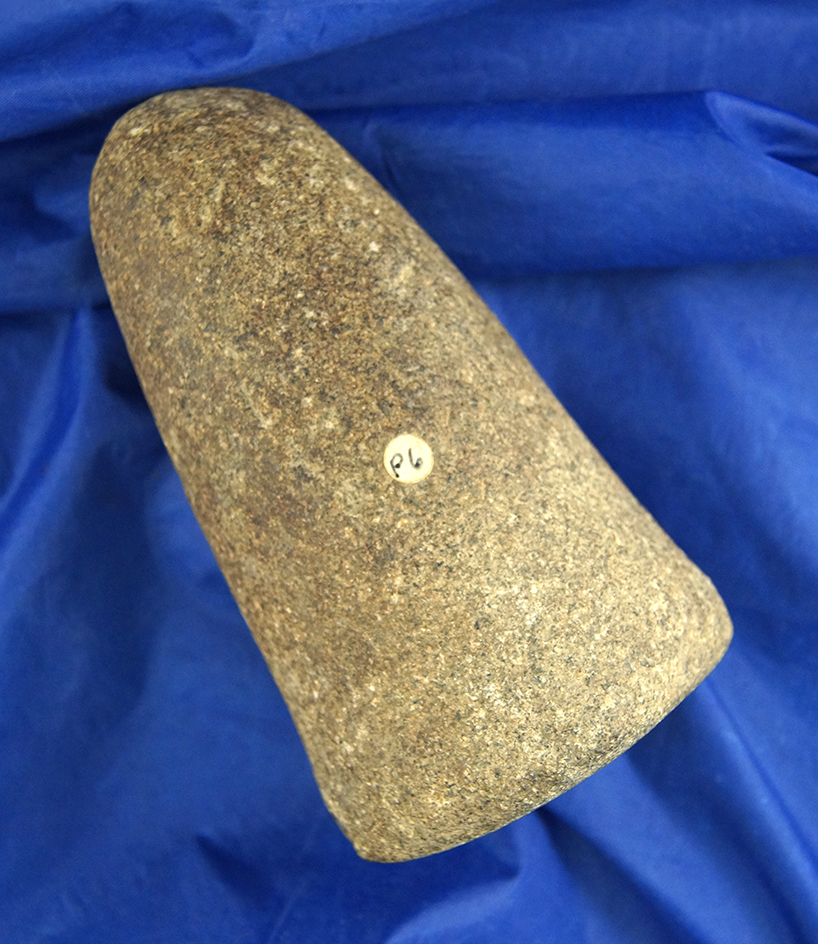 5 1/2" tall Conical Pestle in excellent condition found in Madison Co., Ohio.  Ex. B. Goodwin.