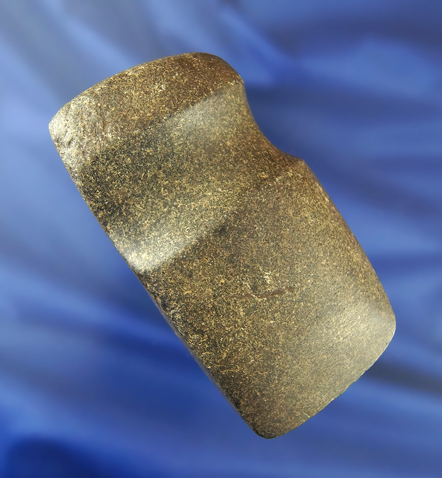 Excellent overall polish on this nicely styled 3 3/4" long 3/4 grooved Hardstone Axe Ross Co.,  Ohio