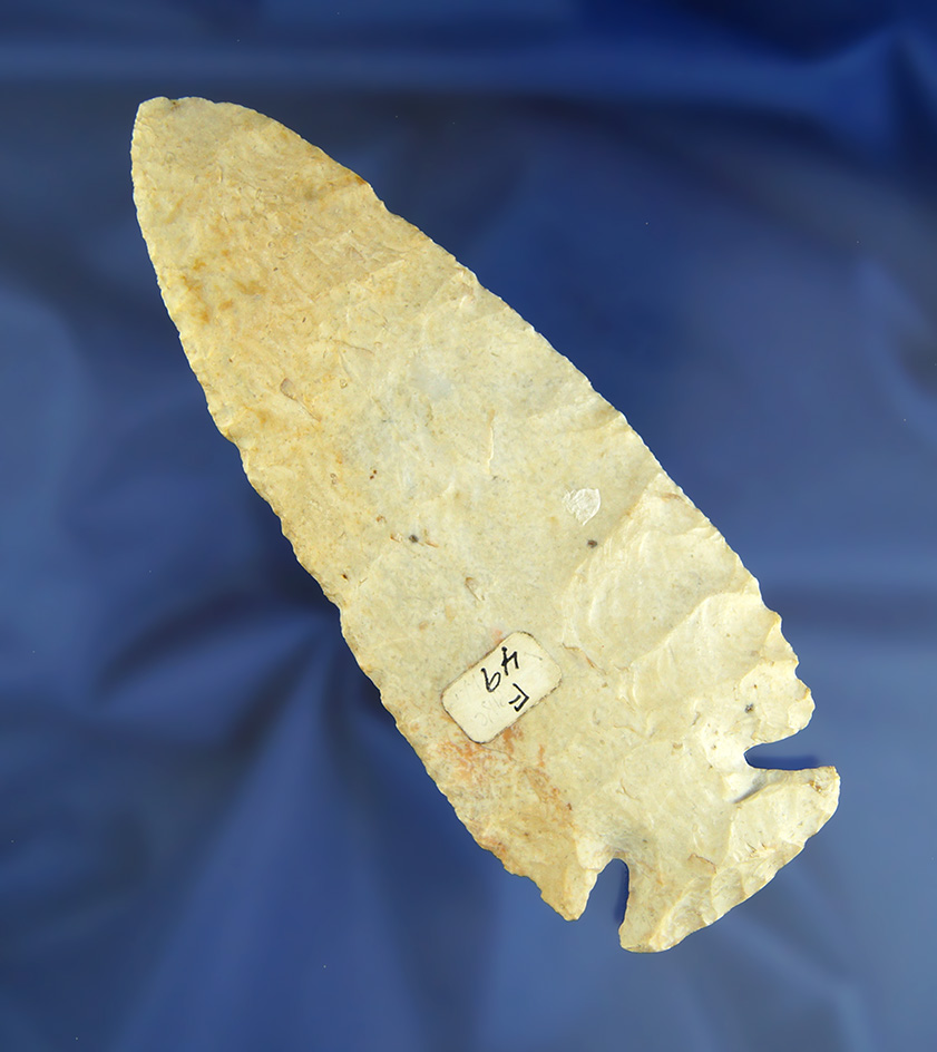 Very large 5 9/16" Burlington Dovetail - Pike Co.,  Illinois. Ex. Clyde Theler, Bruce Miller. Jackso