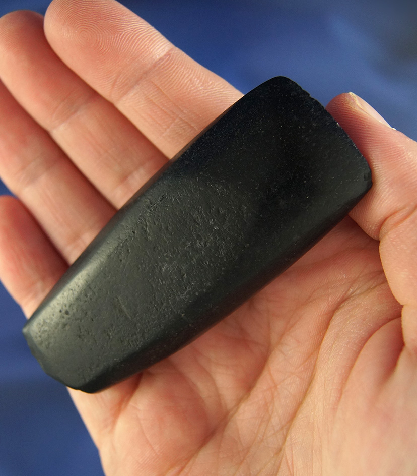 Ex. Hothem! Incredible style and polished on this 2 7/8" Hardstone Chisel  found in Marion Co.,  Ohi