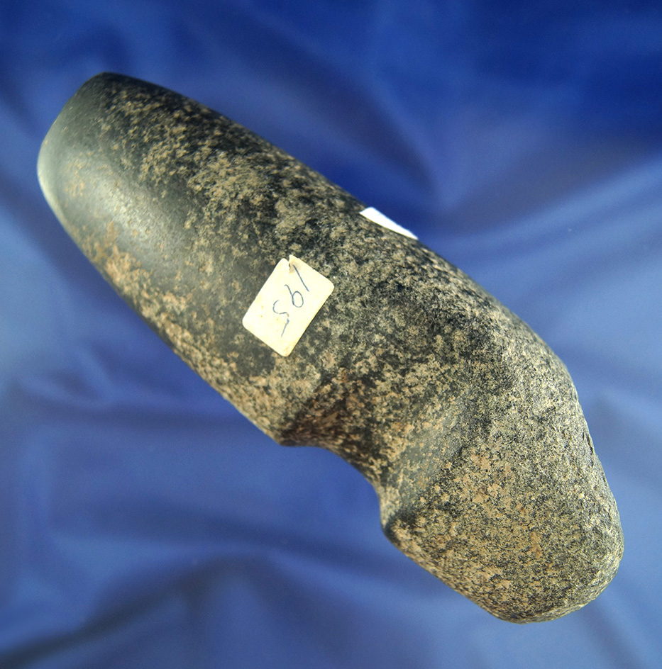6 7/8" Hohokam 3/4 grooved Axe found in Arizona.