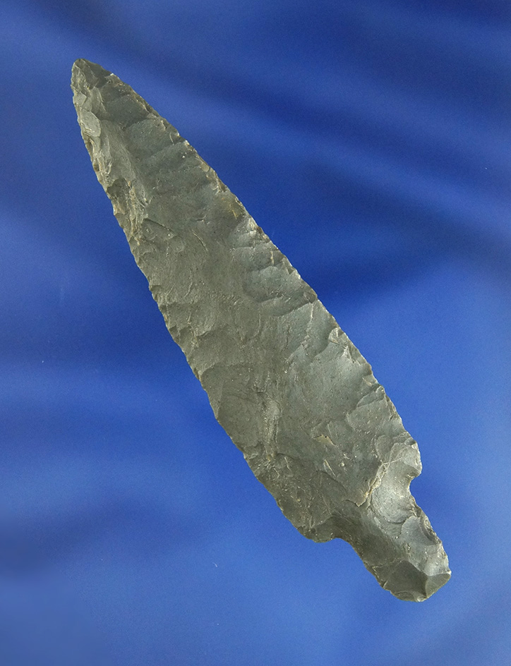 2 15/16" nicely flaked Stemmed Point found in Alaska.