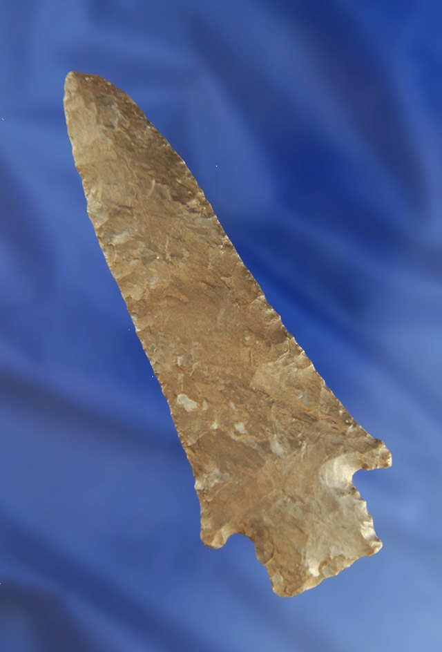 4 13/16" Cypress Creek Knife made from Dover Flint found in Tennessee comes with a Bennett COA.