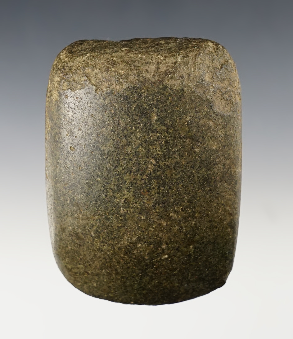 3 3/4" Hardstone Ohio Celt with an anciently salvaged poll.