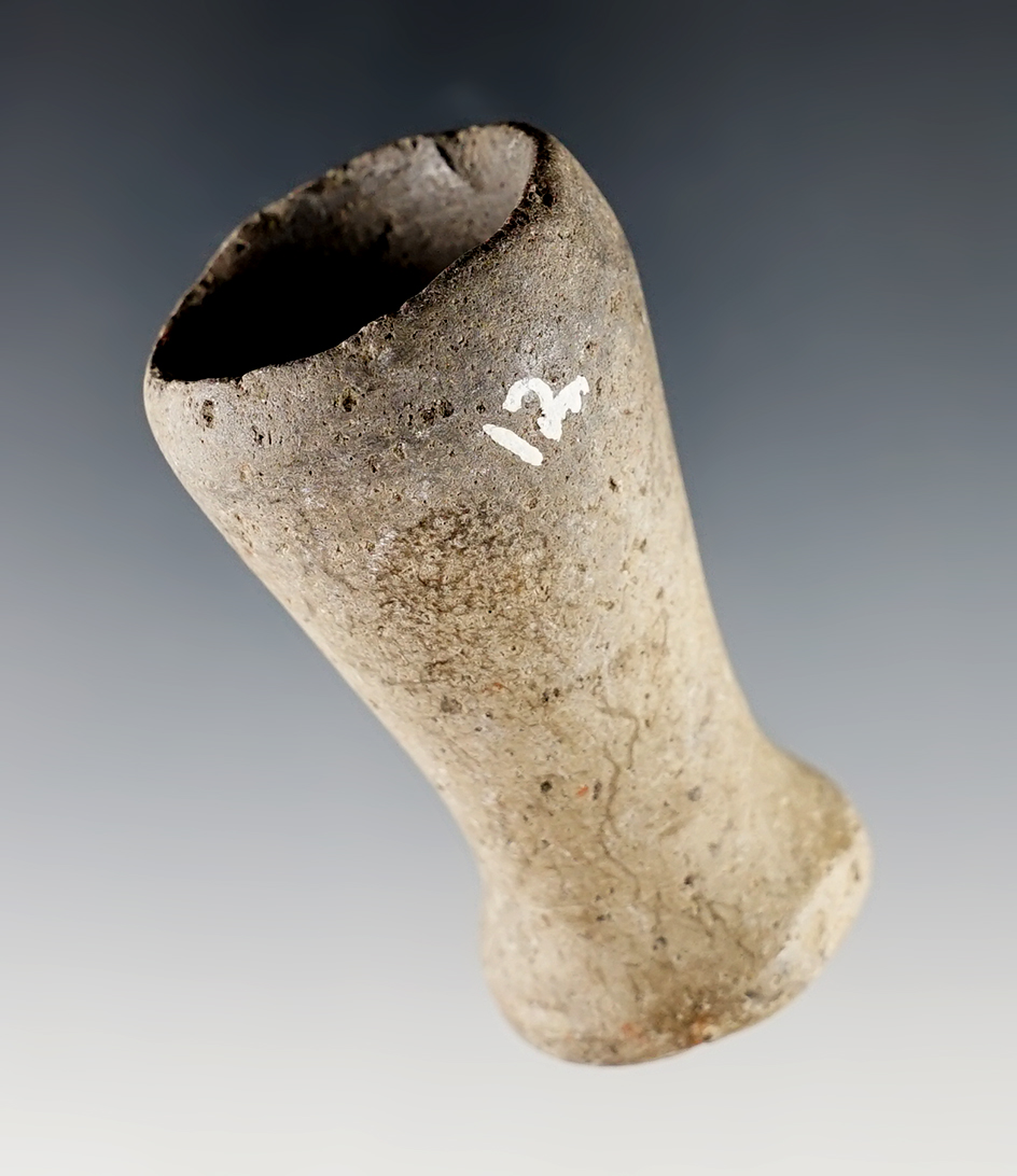 2 9/16" nicely styled stone pipe found in Colusa Co., California.
