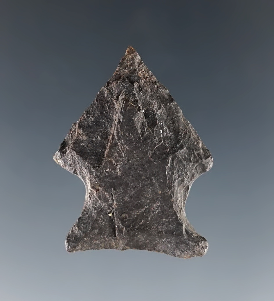 1 3/8" Archaic Point. Found around Lamoka Lake, Schuyler, Co., New York.