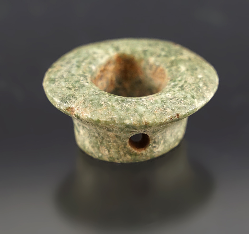 1 3/8" Diameter Ear Spool found in Colusa Co., California. Well made from beautiful material.