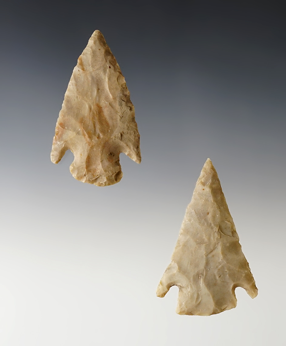 Pair of Texas Points that are well made. The largest is 2 3/8".