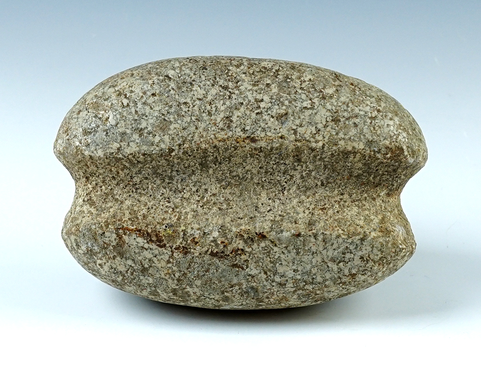 5" Full Grooved Weight made from granite. Found in New York.