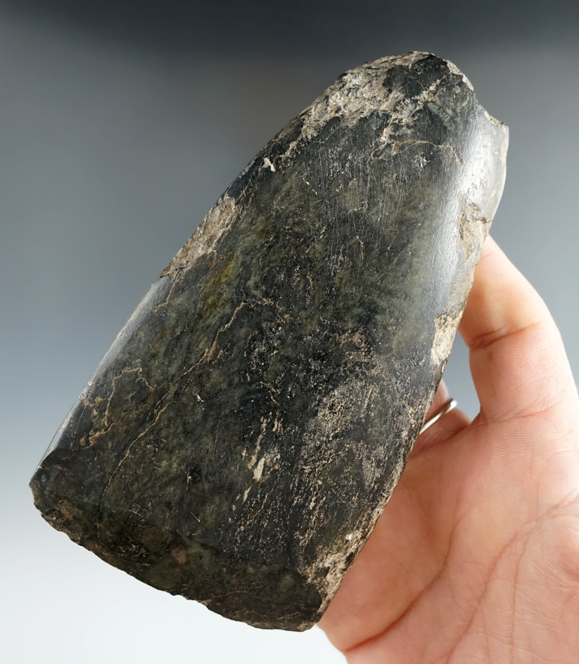 4 7/8" jadeite Adze found in the Pacific Northwest.