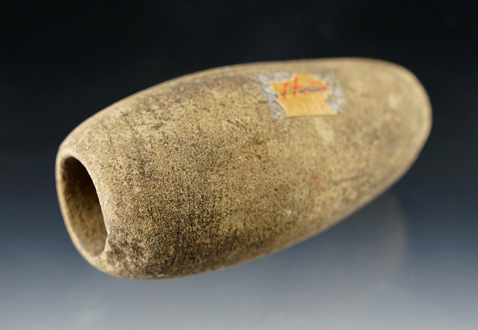 3 3/4" Sandstone Tube Pipe found in Ohio in very nice condition.