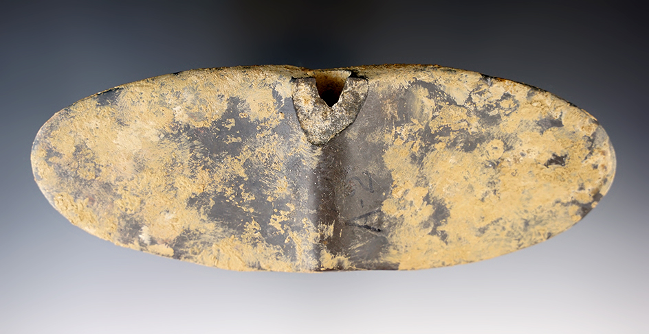 Large 6 3/8" Winged Banner - found in rock shelter in Kentucky. Restoration to both wings.