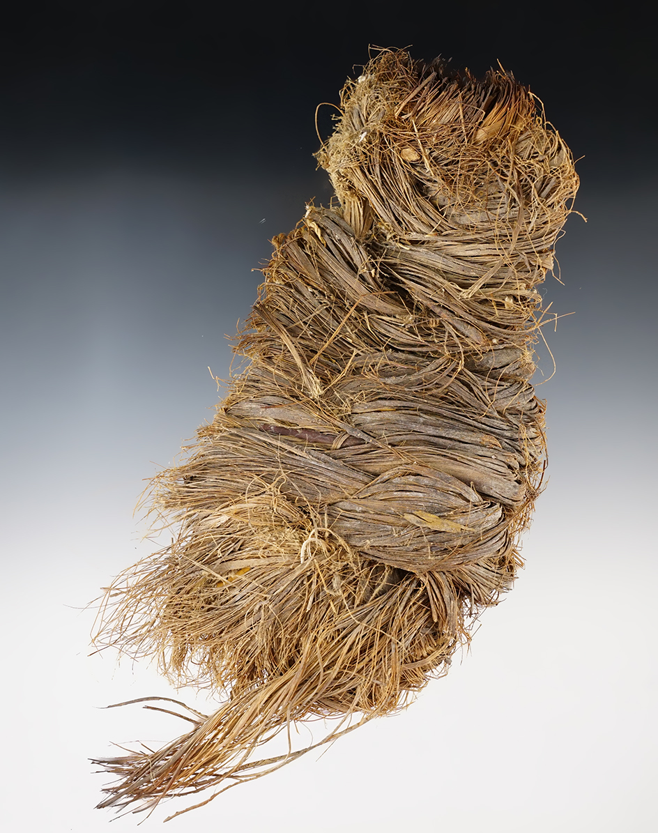 7 1/2" Section of plant fiber material from the McEuen Ranch near Ft. Thomas, Arizona.