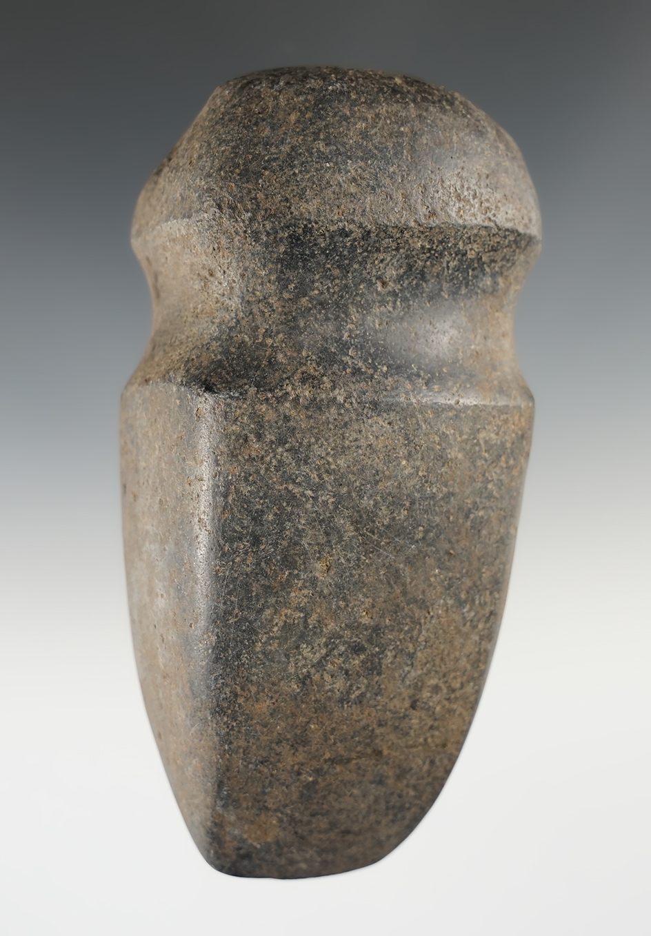 Nice! 5 1/2" Full Grooved Block style Squared Axe found in New Mexico.