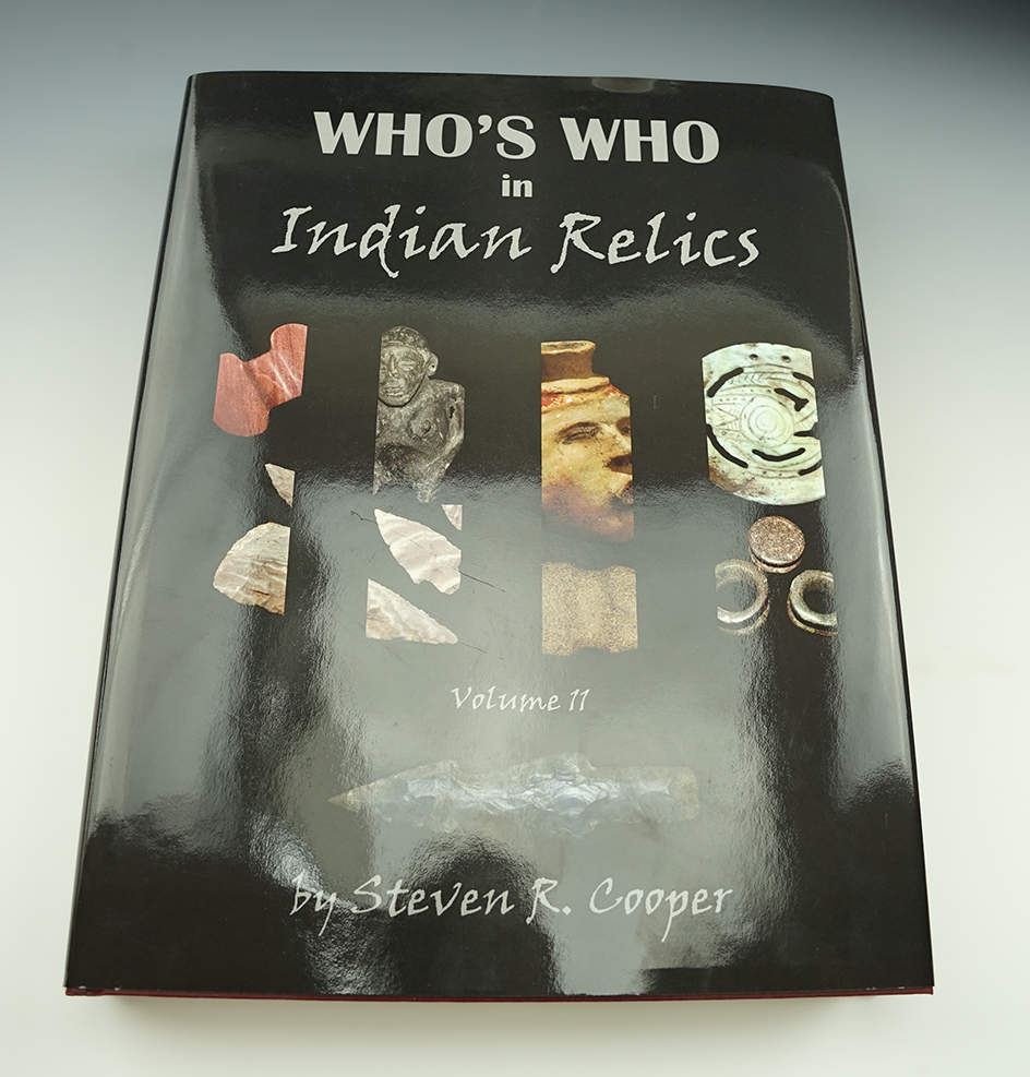 Hardcover book in new condition with dust jacket "Who's Who in Indian Relics Volume 11"