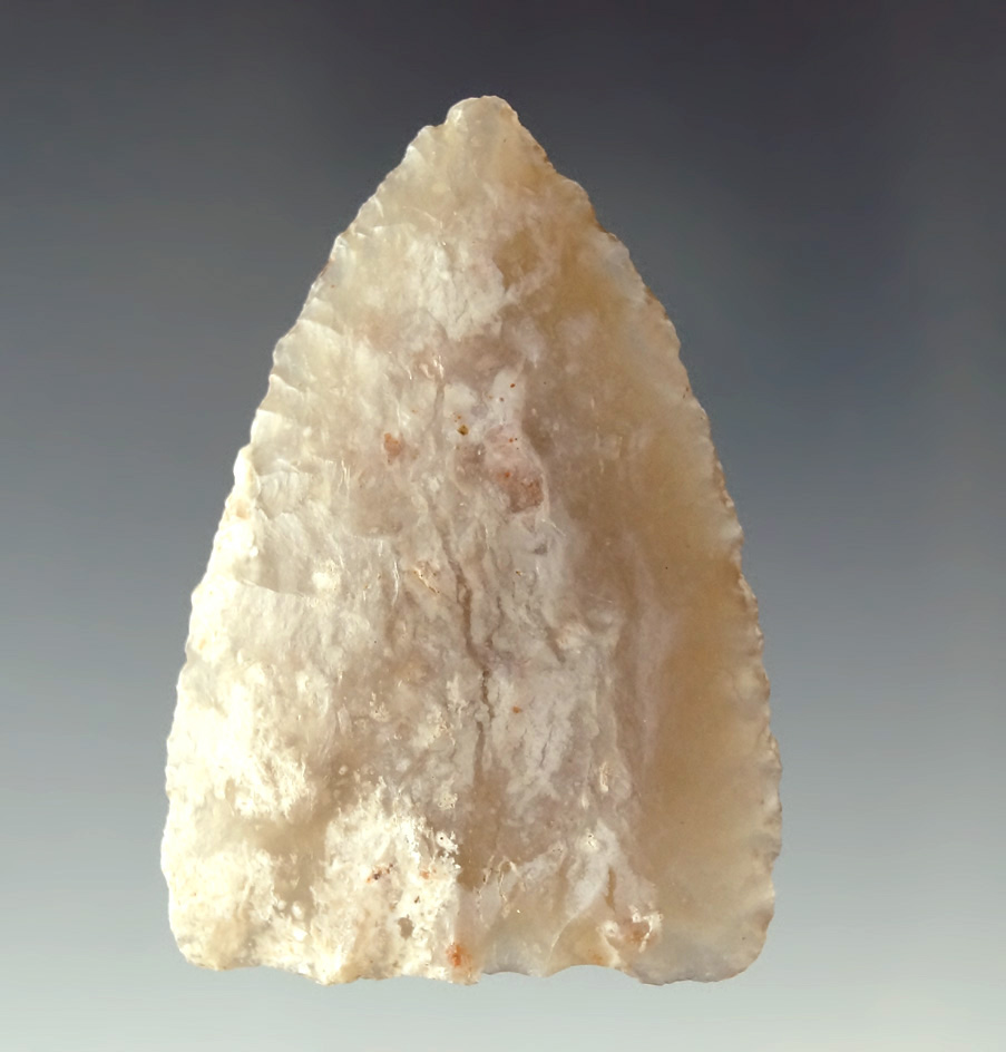 2" Mescal Knife made from nicely translucent chalcedony found in Arizona.