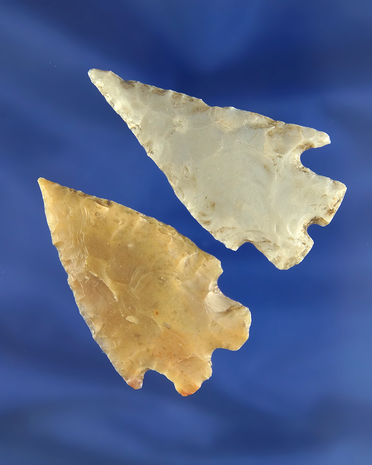 Pair of Montel points found in Texas, largest is 2 1/4".