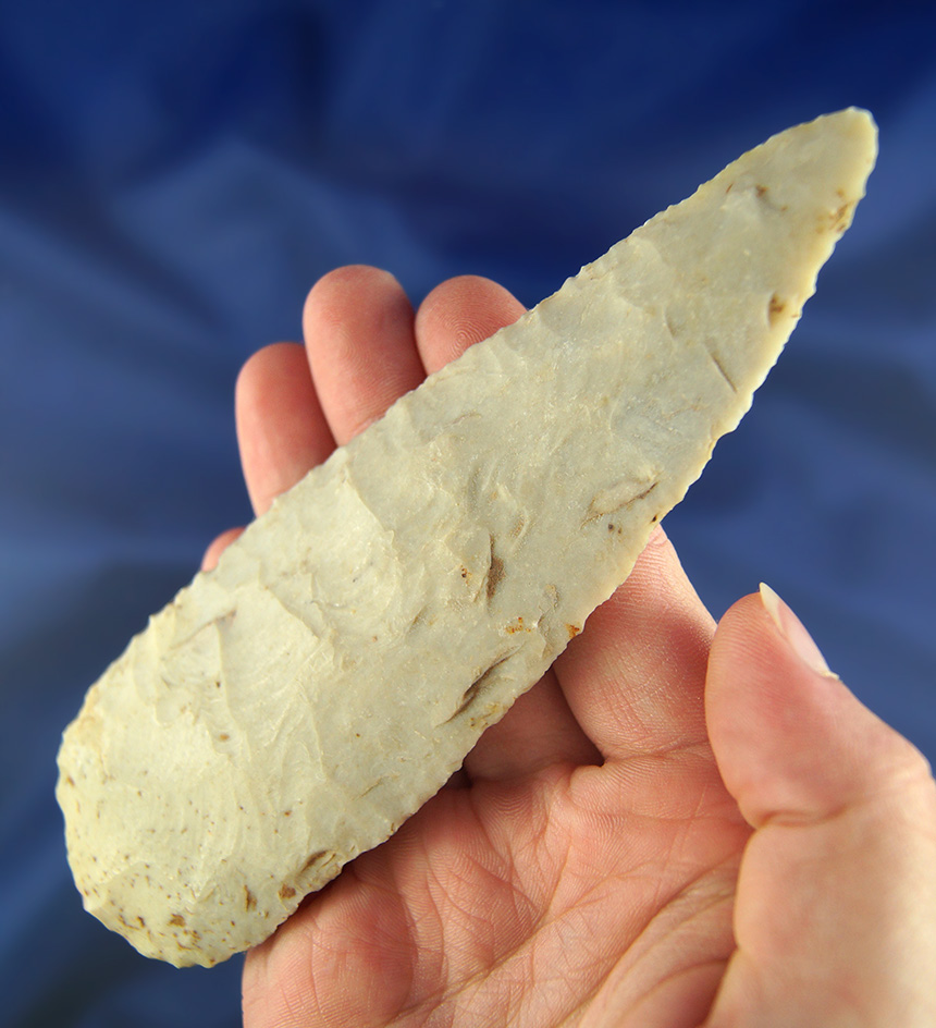 Very well flaked 5 3/8" Stanfield Knife found in Pike Co.,  Missouri.