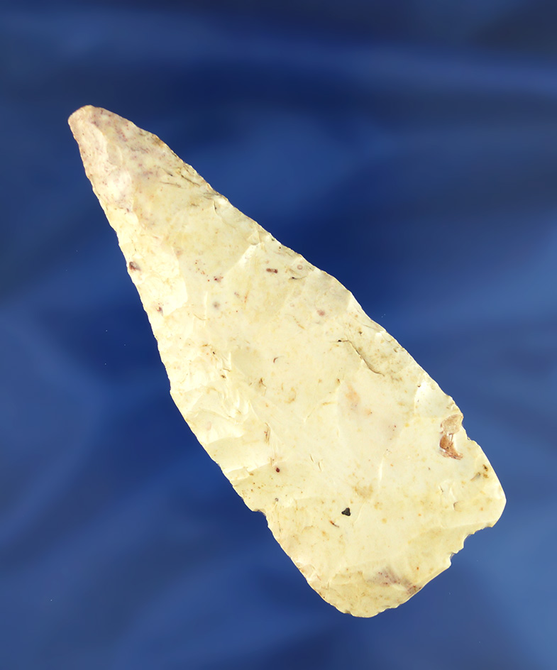 4 11/16" Blade found in St. Louis Co.,  Missouri. Ex. Cowan Hood collection.