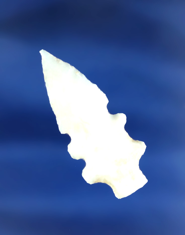 Well styled 1 11/16" Duran point found in New Mexico.