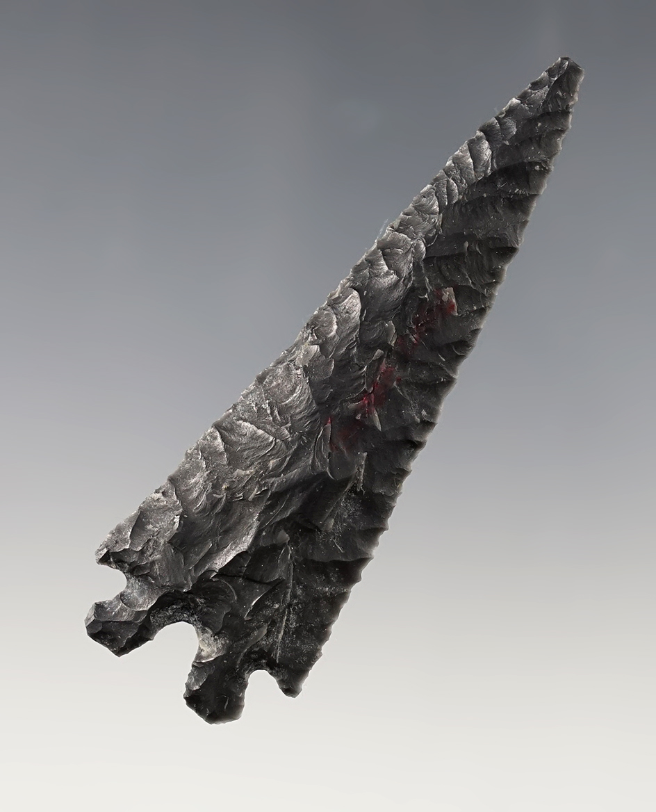 Exceptional 3 1/8" Pinto Basin. Found near Goose Lake, Northern California. Ex. Erspamer.