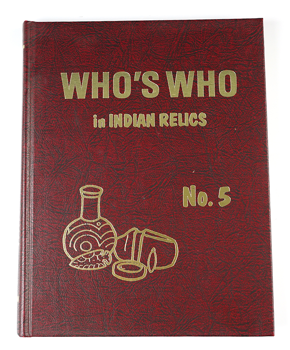 Hardback Book: "Who's Who in Indian Relics" #5, first edition. 