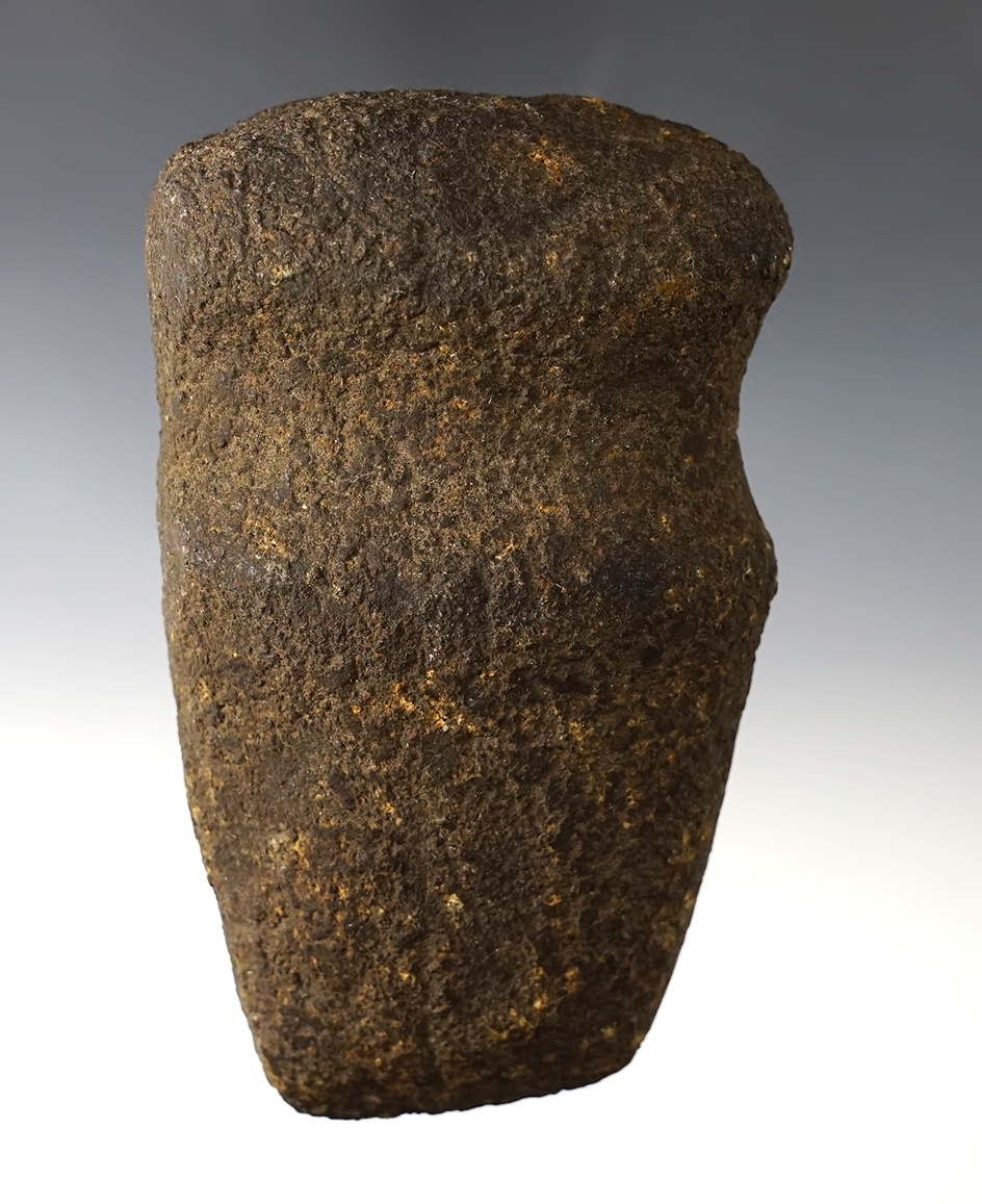 5 1/8" long 3/4 Groove Axe found in Wabash Co., Illinois. Ex. Clark Family collection.