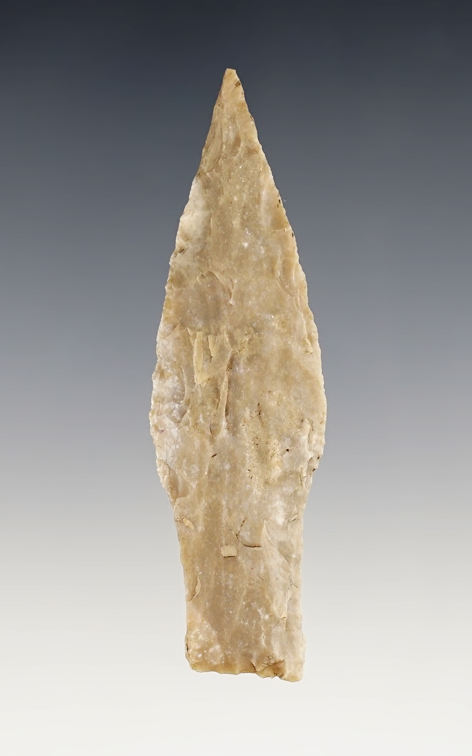 3 1/8" Nolan found in Val Verde Co., Texas. A well made example.