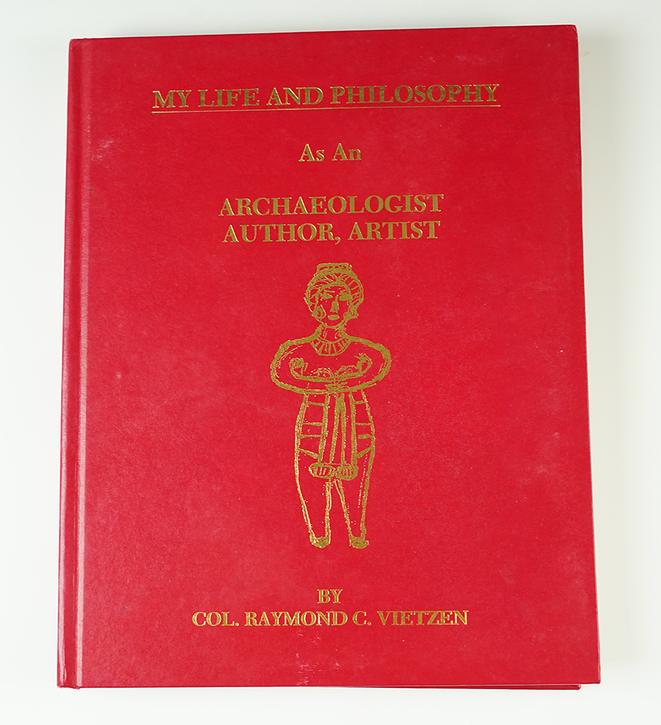 Hardcover Book: "My Life and Philosophy" by Col. Raymond Vietzen, 1992. Excellent condition.