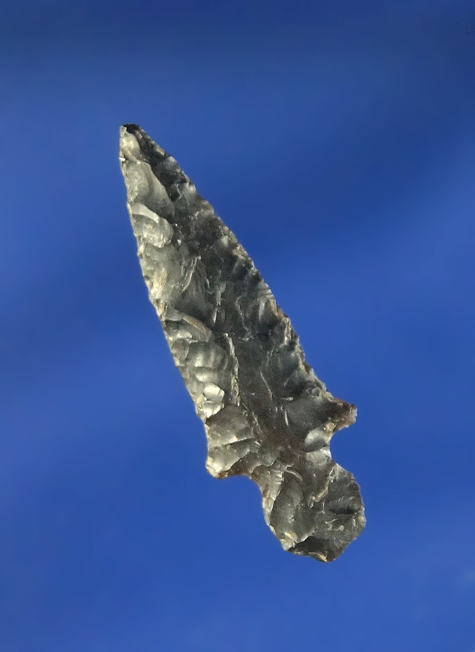 1" classic styled Klickitat Dagger made from Obsidian found in Southwest Klickitat County, WA