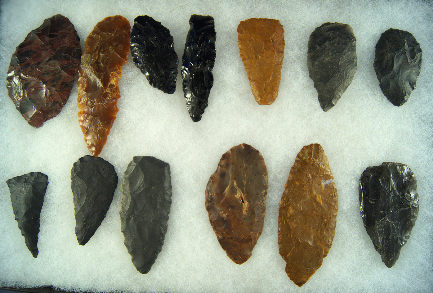 Group of 13 assorted Knives and blades found in Nevada, largest is 3 5/8".