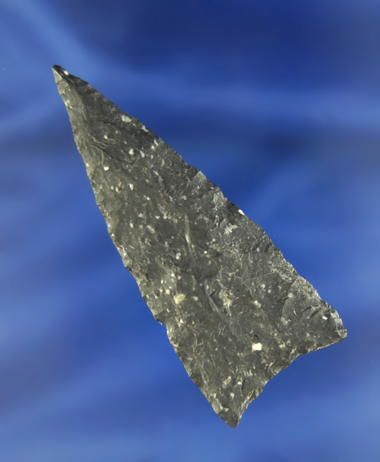 2 5/8" Triangle that is nicely made  collected between 1930 – 1936 at Gunther Island California