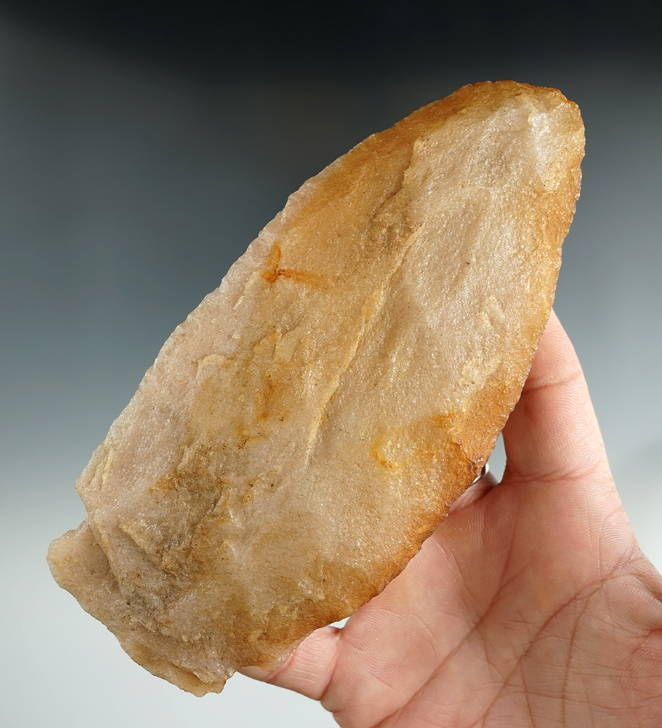 Pictured! Large 5 9/16" Knife - Hixton - found in Brookings Co., SD by Harlan Olson.