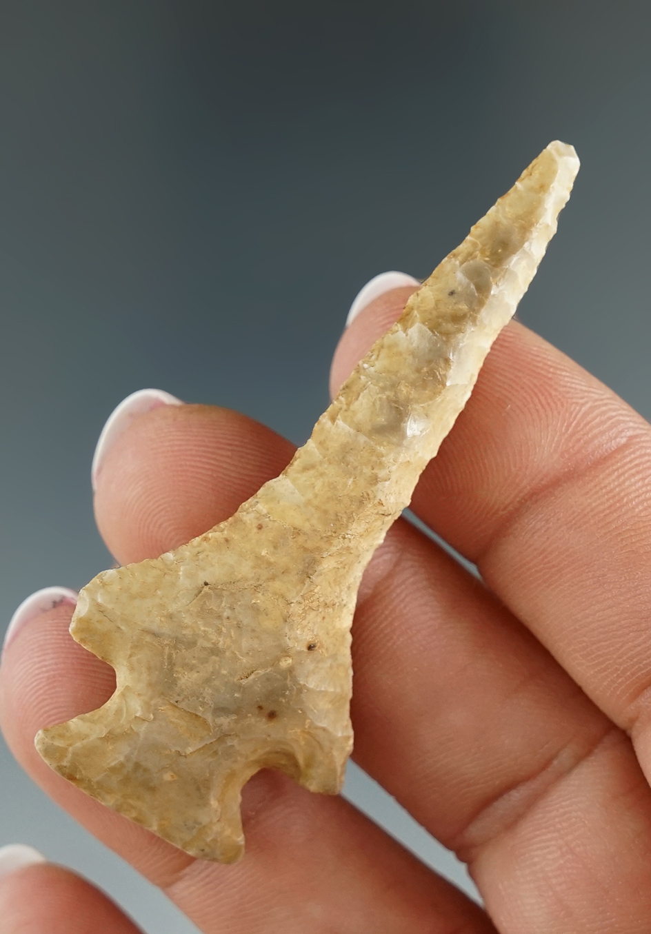 2 3/8" Archaic Drill that is very nicely styled found in Indiana.