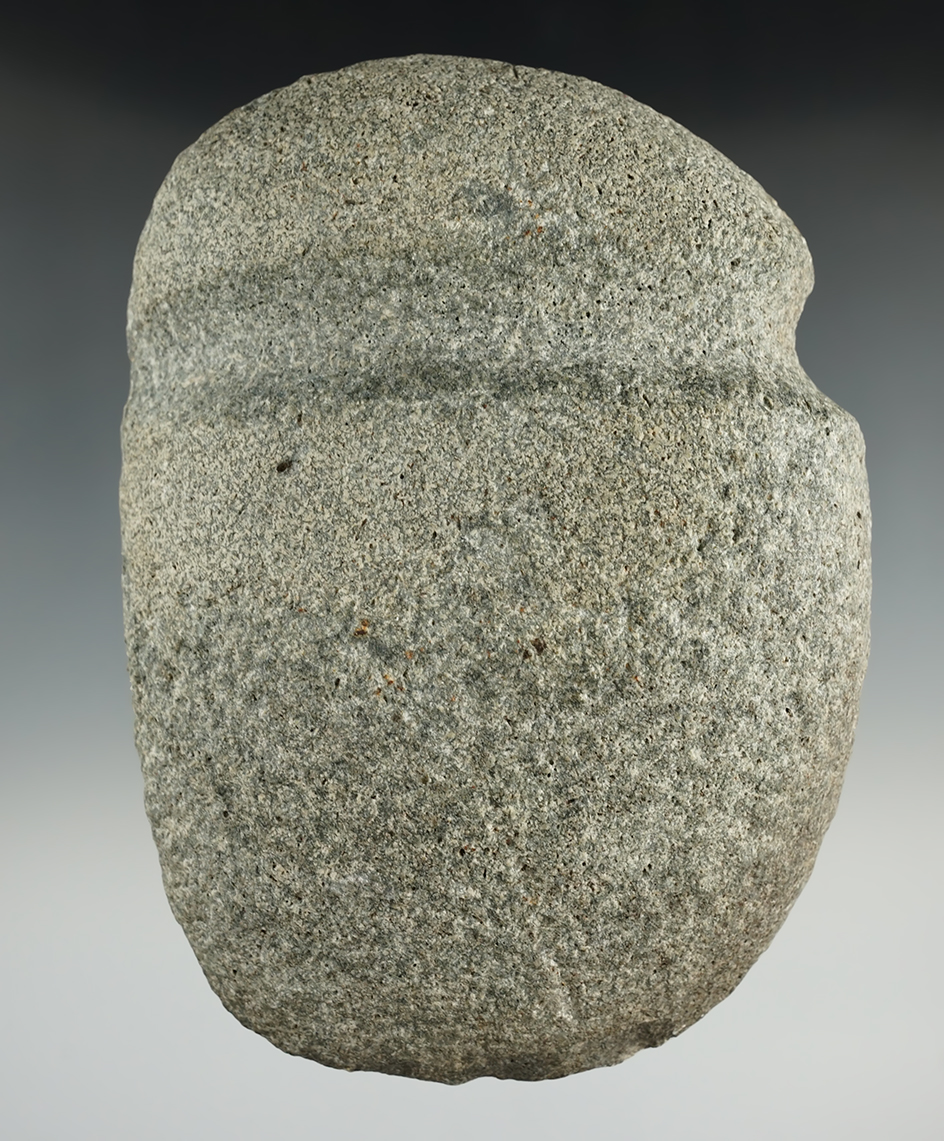 6" long 3/4 grooved hardstone Axe found in Eastern South Dakota.