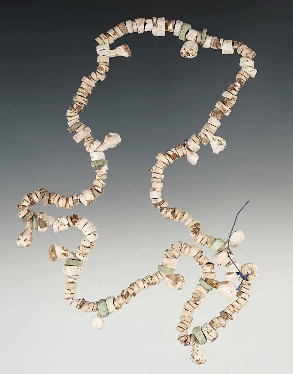 18" Strand of Drilled Beads found in New Mexico.