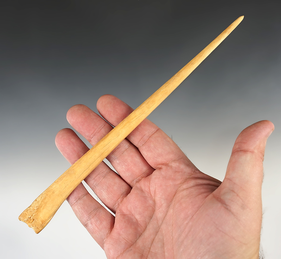 Large and nice! 8 5/8" Bone Awl found in New Mexico.