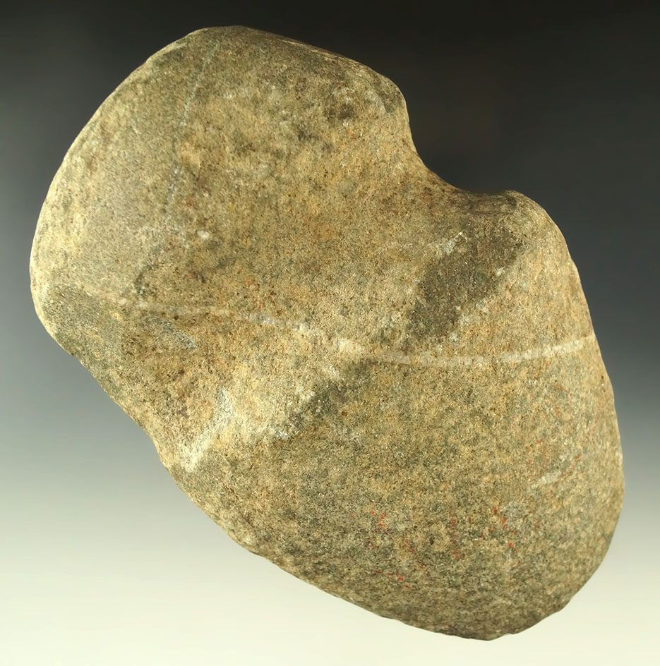 5 5/8" long 3/4 grooved Hardstone Axe found in Meigs County Ohio. Ex. Dr. Jim Mills.