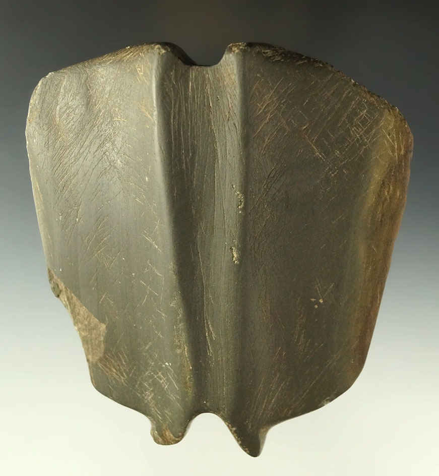 Uniquely styled 4 3/8" Double Notched Butterfly Bannerstone - Butler County OH. Motley COA.