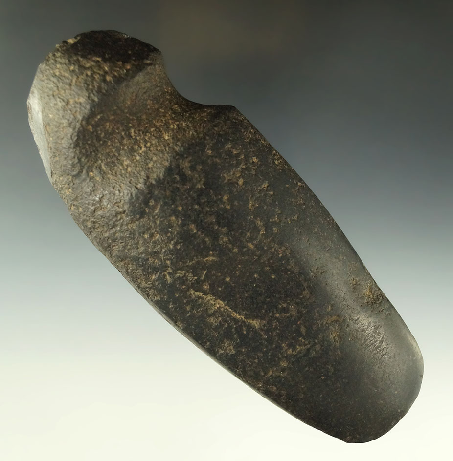 5 5/8" highly polished 3/4 grooved Hohokam Axe found in New Mexico.