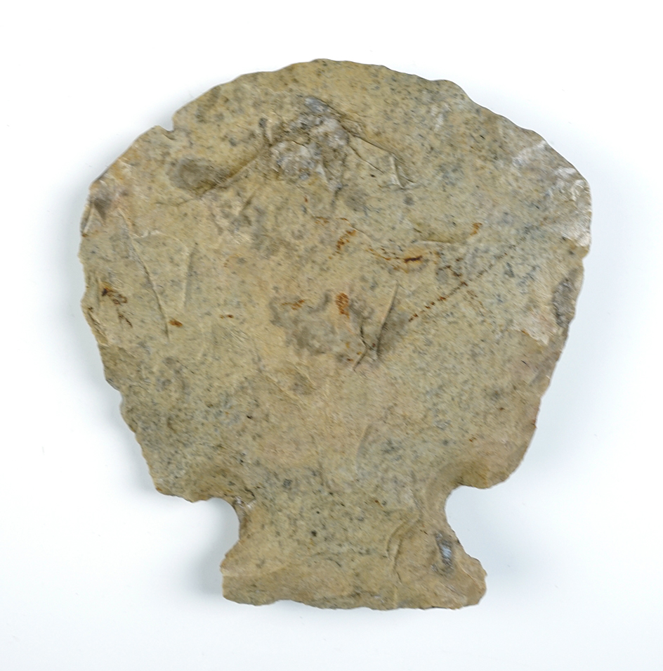 Classic style 5 5/8" tall x 5 1/4" wide Notched Hoe found in Mississippi Co., Arkansas. 