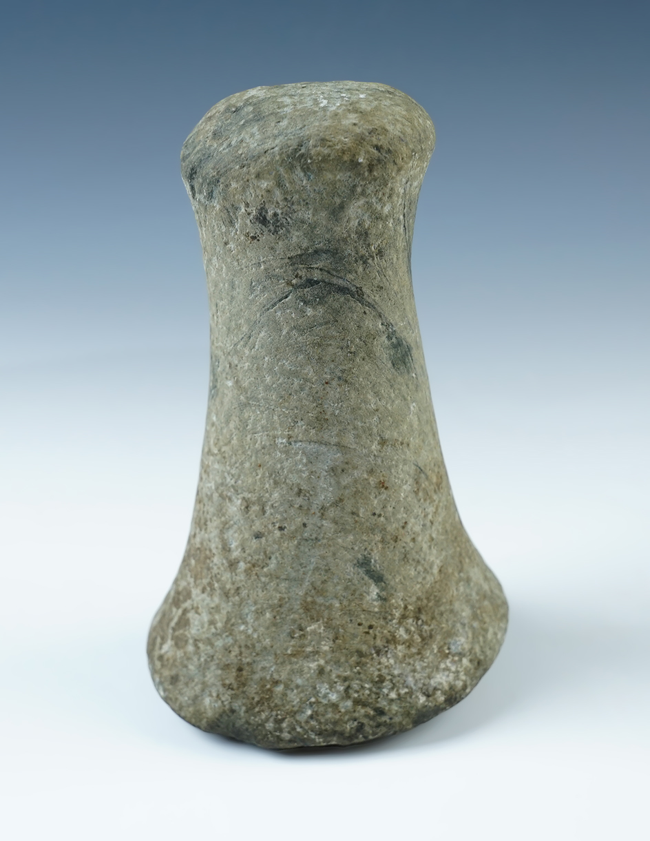 Nice Knobbed Bell Pestle that measures 5 3/4" tall. Found in Hardin Co., Ohio.