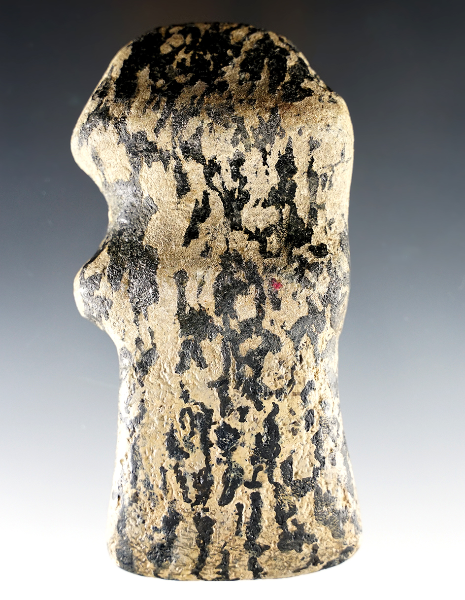 4 7/8" long 3/4 Groove Axe with a restored bit. Found in the Midwestern U.S.