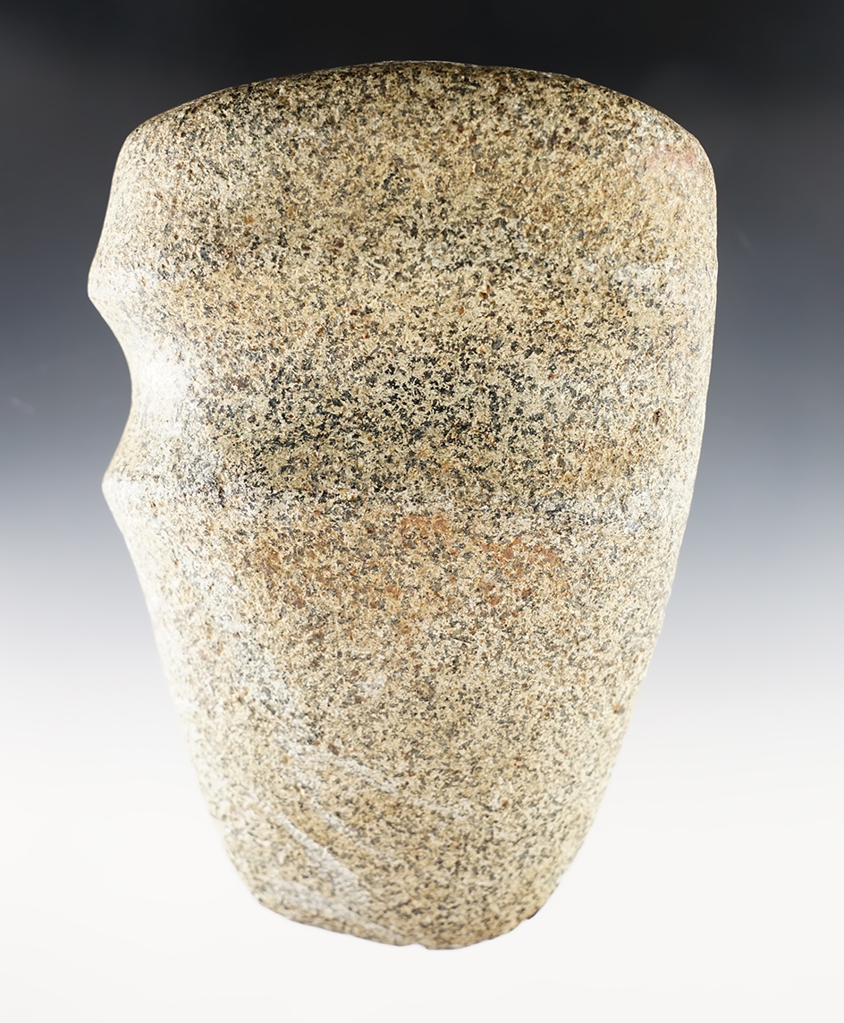 Exceptional 6 1/2" long 3/4 Groove Axe with a 2nd shallow groove. Found in Indiana. 