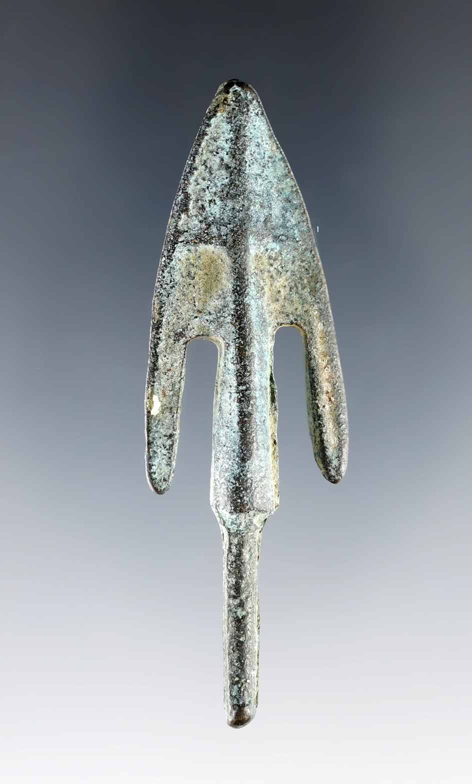 Circa 475-260 B.C. Warring States Period 2 3/4" Crossbow Arrow Point.